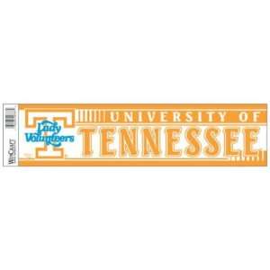  Tennessee Volunteers Official Logo Bumper Sticker Sports 