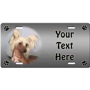  Chinese Crested   Hairless Personalized License Plate 