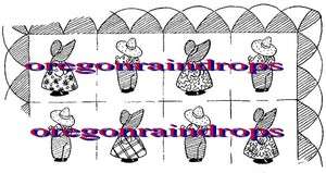 Sunbonnet Sue and Overall Bill (Sam) Quilt Pattern  