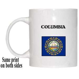  US State Flag   COLUMBIA, New Hampshire (NH) Mug 