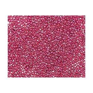   Raspberry Round 15/0 Seed Bead Seed Beads Arts, Crafts & Sewing