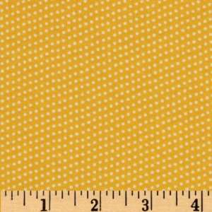 60 Wide Moda City Weekend Interlock Knit Cafe Dot Yellow Gold Fabric 
