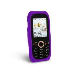   Purple Silicone Skin Case for Samsung Intensity U450  