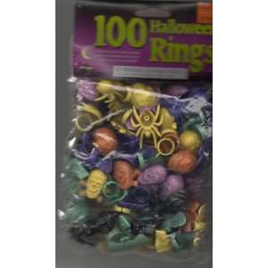  100 Halloween Rings Toys & Games