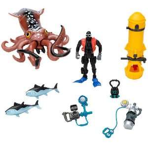  Animal Planet Sea Life Discovery Playset   Giant Squid 