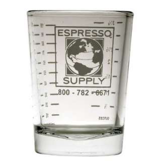 4oz Espresso Measuring Shot Glass Ounces + Milliliter supply cup 4 oz 