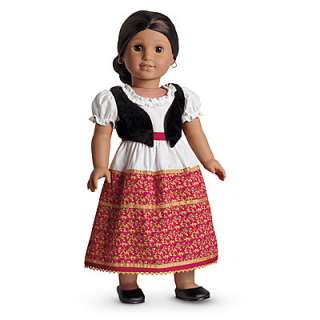 NEW NIB American Girl Doll Josefinas Dress & Vest Set  