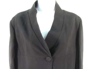 MOSCHINO Black Polyester Suit Jacket Coat Blazer Sz 10  