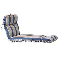 Reversible Replacement Chaise Cushion Patio Outdoor Pad  