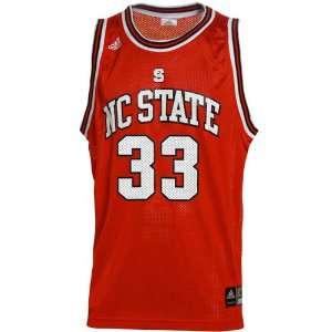  adidas North Carolina State Wolfpack #33 Red Replica Basketball 