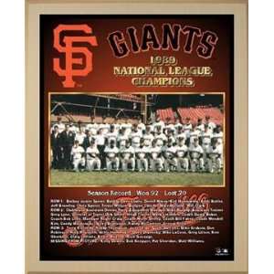  1989 National League Champions San Francisco Giants 