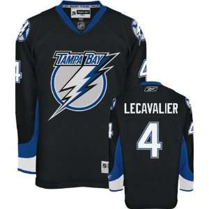  Reebok Tampa Bay Lightning #4 Vincent Lecavalier Black 