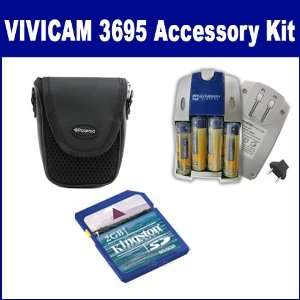  Vivitar ViviCam 3695 Digital Camera Accessory Kit includes 