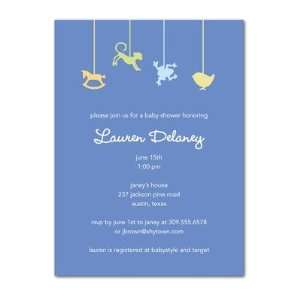 com Baby Shower Invitations   Baby Mobile Hydrangea By Hello Little 
