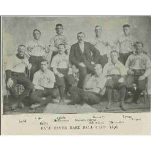 Reprint Fall River Base Ball Club, 1896; The champion New Orleans Club 