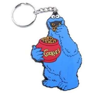  Sesame Street Cookie Monster Rubber Keychain Toys & Games