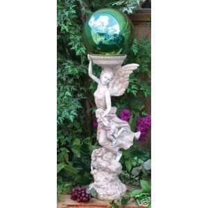 Graceful Angel Gazing Globe Stand Patio, Lawn & Garden