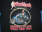 Black L tee t shirt Judas Priest motorcycle tour rock