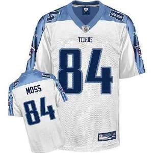  Tennessee Titans Randy Moss White Replica Football Jersey 