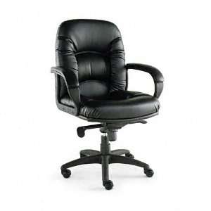 Alera Products   Alera   Nico Mid Back Swivel/Tilt Chair, Black   Sold 