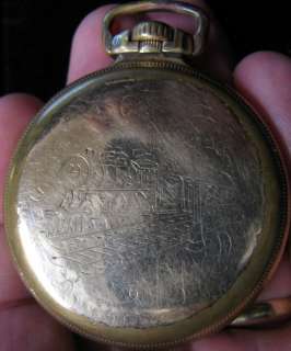 HAMILTON 950 POCKET WATCH NON RUNNING. WOUND TIGHT SOLD FOR REPAIR.