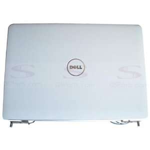  New Dell Inspiron 1525 1526 White Lcd Back Cover & Hinges 