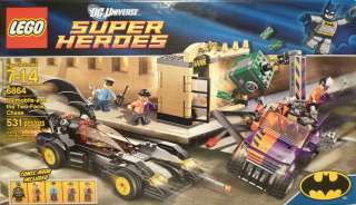 BATMOBILE AND THE TWO FACE CHASE Batman DC Universe Super Heroes Lego 