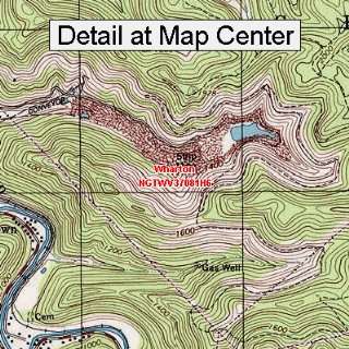  USGS Topographic Quadrangle Map   Wharton, West Virginia 