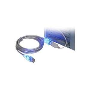    Illuminated USB Cables   Type A Ext. Cable, Blue Electronics
