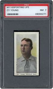 M116 Sporting Life Cy Young PSA 7 NM  