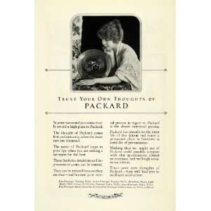  1923 Ad Packard Automobile Vehicle Woman Transportation 