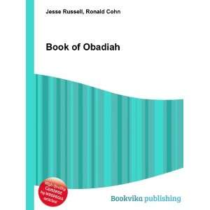  Book of Obadiah Ronald Cohn Jesse Russell Books
