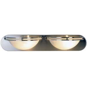   Vanity Fixture, Brushed Nickel, 24 Inch W by 4 5/8 Inch H by 6 Inch E
