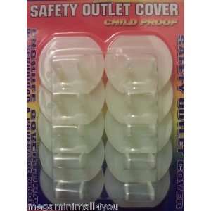  SAFTEY OUTLET COVERS CHILD PROOF (10 PACK) Everything 