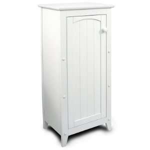   Collection   Storage Cabinet w Door & White Finish
