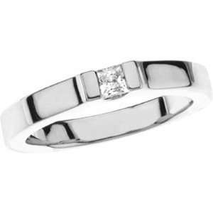  14K White Gold Diamond Promise Ring   0.15 Ct. Jewelry