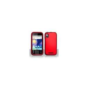  Motorola Rubberized Red Snap on Cell Phone Cover Faceplate 