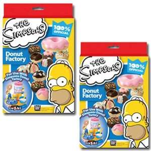  Cra Z Art Simpsons Super Donut Factory Refill Kit Set Of 2 