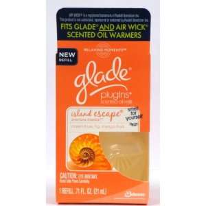  Glade Relaxing Moments PlugIns Scented Oil Refill, Island 