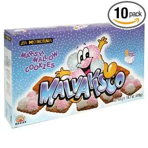 La Moderna Marshmallow Cookies, 14.7 Ounce Boxes (Pack of 10)  