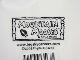 BIG SKY CARVERS MOOSE TREAT/COOKIE JAR MOUNTAIN MOOSES  