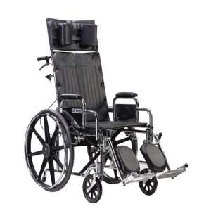  Drive Medical Sentra Reclining Wheelchair with Detachable 