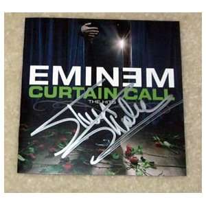  EMINEM autographed CURTAIN CALL Cd Cover *PROOF 