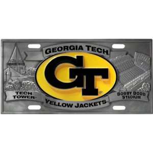 Georgia Tech Yellow Jackets License Plate Cover Sports 