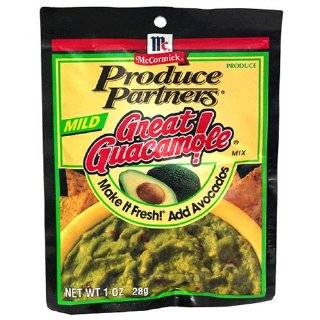 Produce Partners Great Guacamole Mix Spicy, 1 Ounce (Pack of 12 