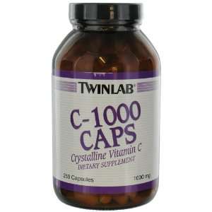  TwinLab Vitamin C 1,000 mg 250 capsules Health & Personal 