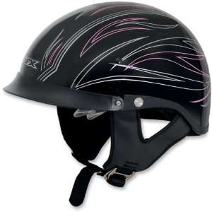  AFX Womens FX 200 Pinstripe Helmet   Small/Black w/ Pink 