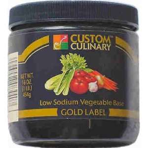 Vegetable Base Low Sodium   1 lb. Jar  Grocery & Gourmet 