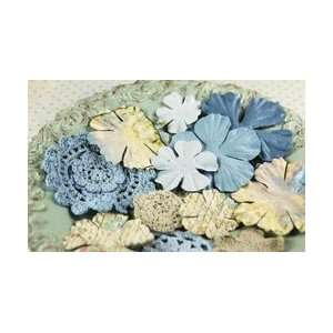  Prima Flowers Sweet Taffy Flowers 12/Pkg Blue; 3 Items/Order 