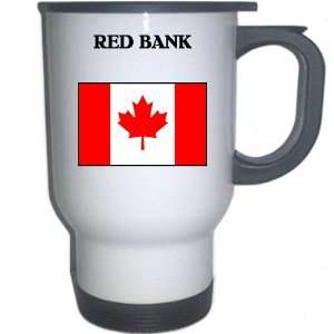  Canada   RED BANK White Stainless Steel Mug Everything 
